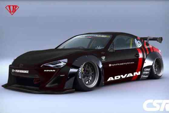 Liberty Walk adds girth to Toyota 86, Subaru BRZ image