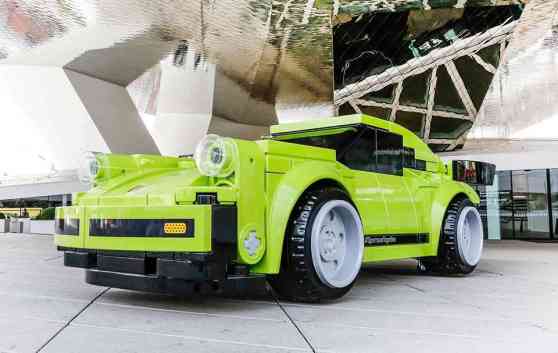 Life imitates art: Porsche builds full-sized version of Lego 911 Turbo image