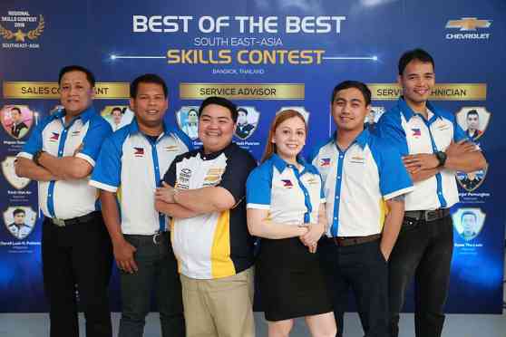 Filipina service advisor from Davao tops Chevrolet regional skills olympics image