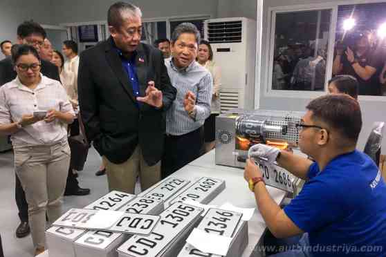 WATCH: Inside the LTO's new plate manufacturing facility image