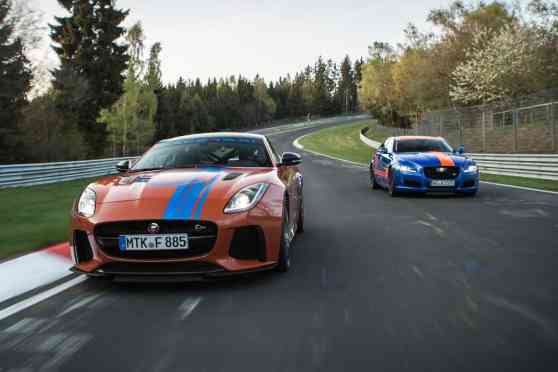 You can ride these Jaguar 'taxis' for hot laps on the Nurburgring image