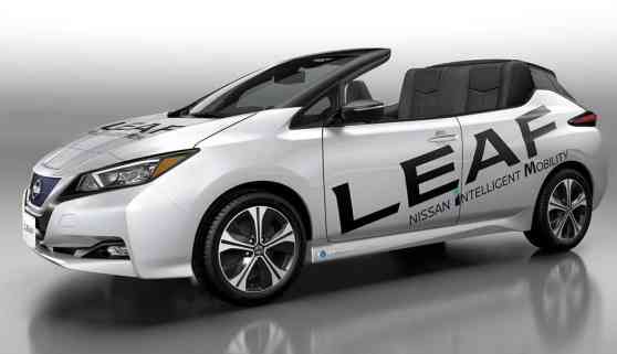 Nissan transforms the Leaf into a two-door drop-top image