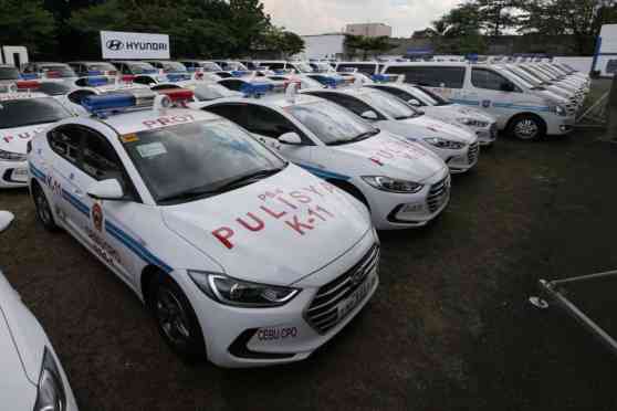 130 Hyundai cars and vans don their police uniforms image