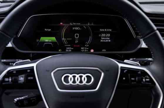 All-electric Audi e-tron SUV interior doesn't look too futuristic image