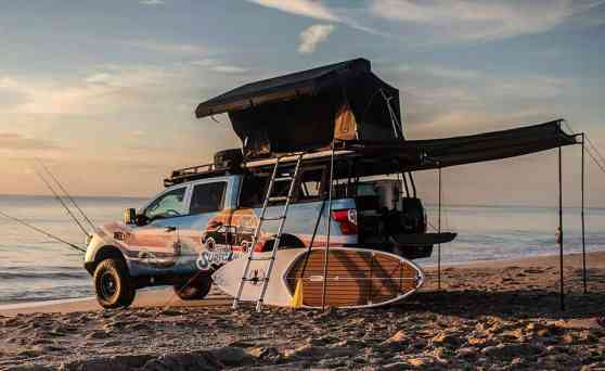 Life's a beach in the Nissan Titan Surfcamp image