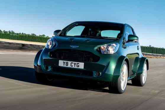 Aston Martin shoves V8 motor into rebadged Toyota iQ hatchback image
