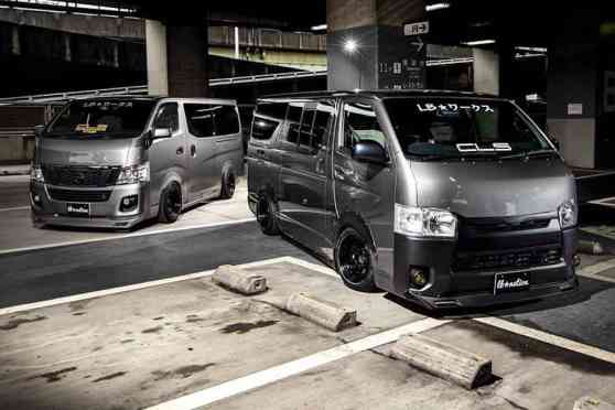 Vans get stanced: Liberty Walk shows kit for Nissan NV350, Toyota Hiace image
