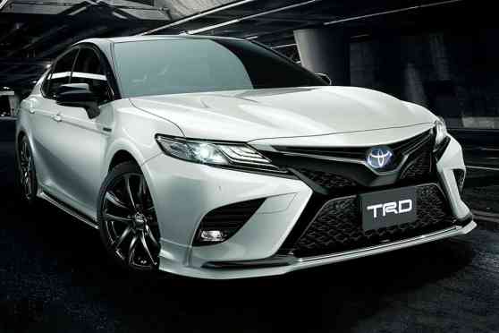 TRD gives the 2018 Toyota Camry a sportier, more aggressive look image