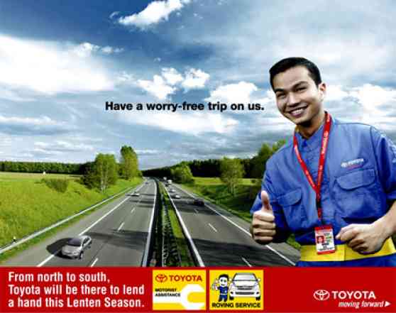 Toyota Provides Motorist Assistance for Holy Week image