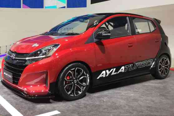 Daihatsu Ayla Turbo Concept is a 200 horsepower Toyota Wigo image