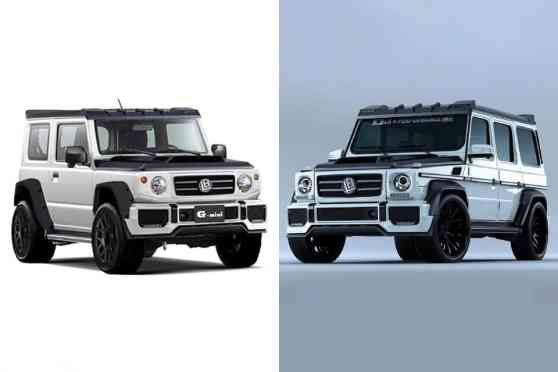 Twinning: Liberty Walk tricks out Suzuki Jimny, Mercedes G-Class image