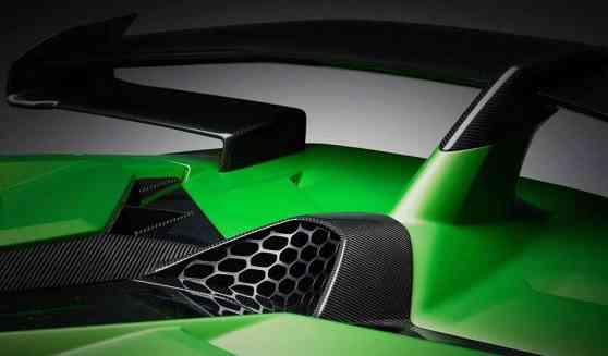 Take a peek at Lamborghini's new record-holding Aventador SVJ image