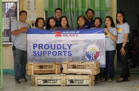 Aguila Glass donates over 200 pieces of acrylic glass for Brigada Eskwela image