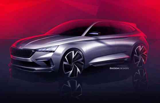 Skoda Vision RS Concept ready for its closeup at Paris show image