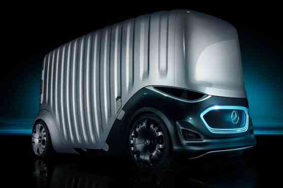Mercedes-Benz's future van looks like a mobile shipping container image