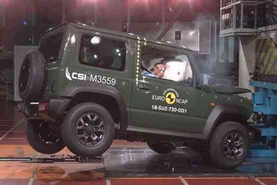 Crash test video of 2019 Suzuki Jimny is quite painful to watch image