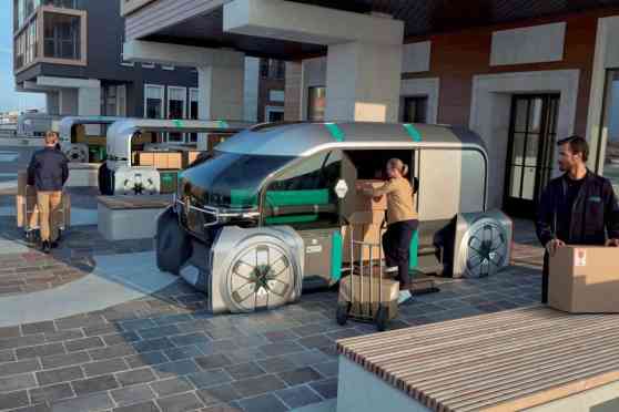 Renault's 'Robo-vans' want to make deliveries as fast as possible image