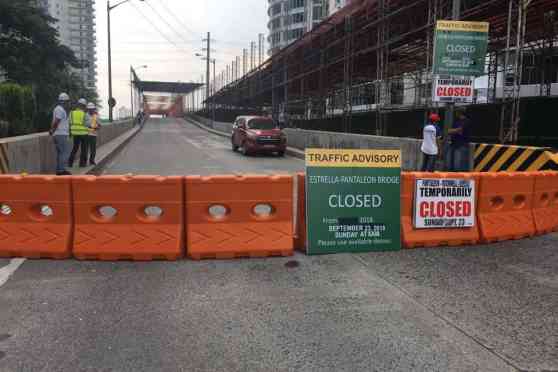 Amidst traffic crisis, DPWH closes steel bridge connecting Makati, Mandaluyong image