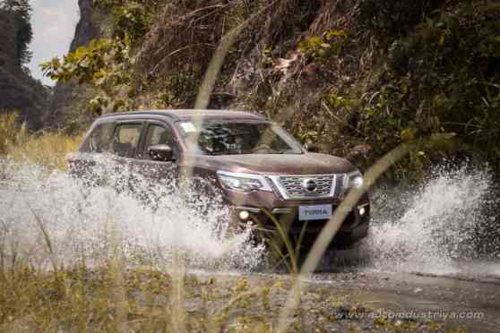 Nissan shows that Terra can go through water deeper than 450mm image