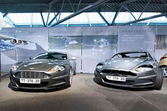 Aston Martin parades Bond Cars in London for &lsquo;Global Bond Day&rsquo; image