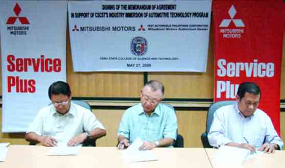 Mitsubishi Motors Philippines partner with Cebu State College for Industry Immersion program image