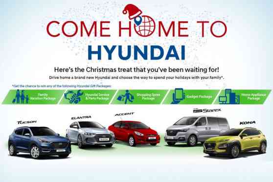 Hyundai PH is making it easy to drive a new car home for Christmas image
