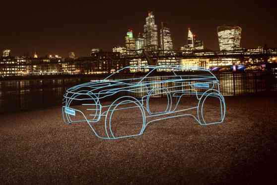 Range Rover shows us 2019 Evoque in wireframe form image