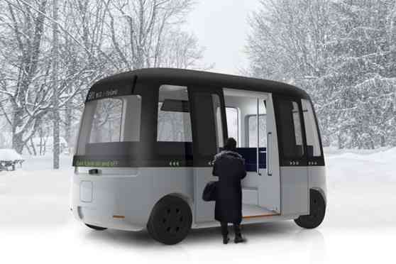 Muji designs an all-weather, self-driving electric bus image