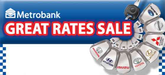 Metrobank brings back the MetroCar Great Rates Sale promo image
