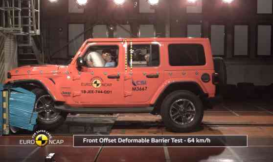 How did the all-new Jeep Wrangler fare in a crash test? image