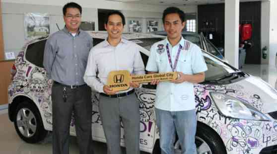 Honda awards Jazz to Yahoo! Purple Hunt winner image