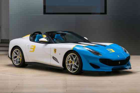 This Ferrari SP3JC V12 grand tourer is one of a kind image