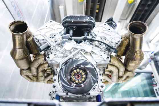 Listen to the Aston Martin Valkyrie's V12 engine scream image
