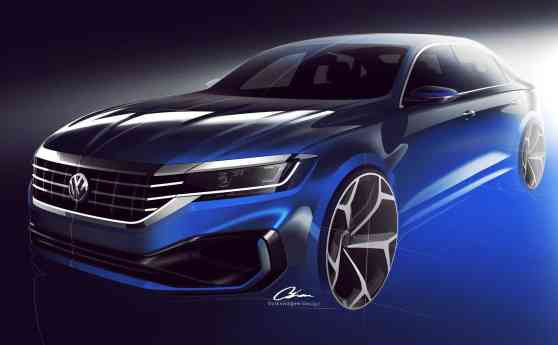 VW wants to keep making big sedans, teases 2020 Passat VW wants to keep making big sedans, teases 2020 Passat image