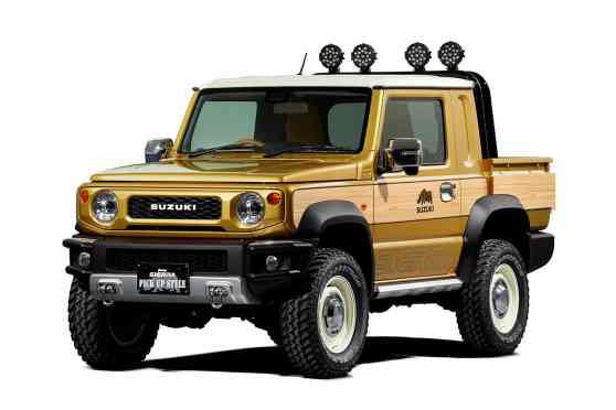 Suzuki Jimny 'woodie' pickup for Tokyo Auto Salon is retro cool image