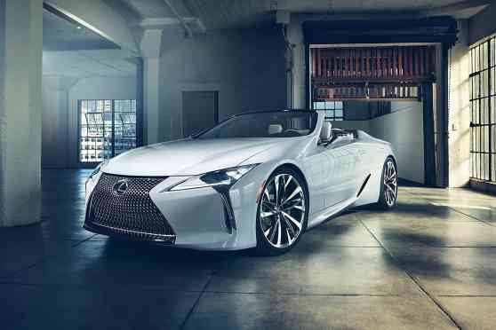 Drop top 2019 Lexus LC Convertible is a gorgeous breath of fresh air image
