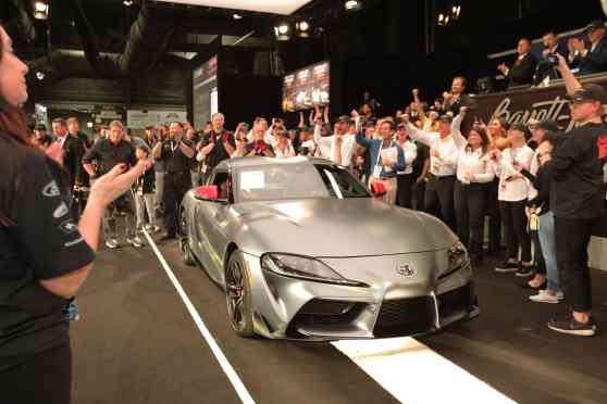 Someone paid USD 2.1 million for first 2020 Toyota GR Supra at auction image