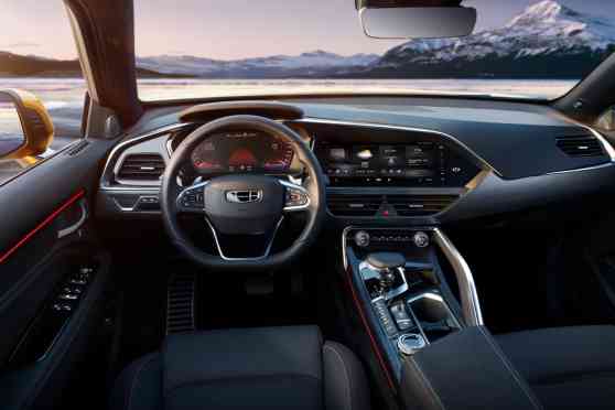 Geely's new SUV Sports Coupe looks sharp and futuristic on the inside image