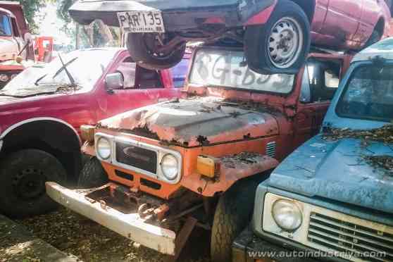 Sad fate: This is where old decommissioned DPWH 4x4s go to die image