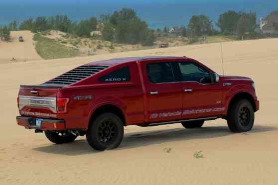 Make your F-150 look like a Mustang with this bed cover image