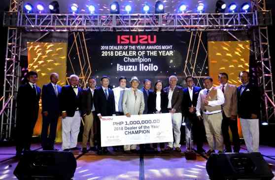 Isuzu Philippines awards their top dealers of 2018 image