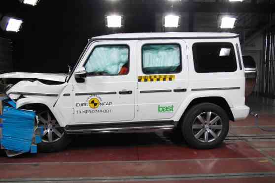 Mercedes G-Class earns perfect 5-star rating in Euro NCAP crash test image