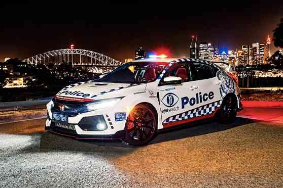 A Honda Civic Type R joins Australia's police force... temporarily image