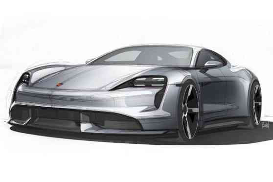 Here's our first look at Porsche's 600 HP EV without any disguise image