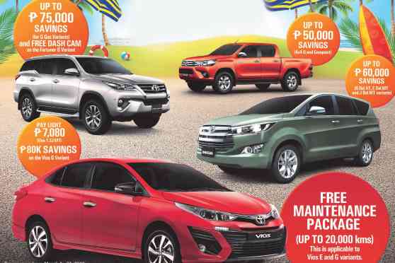 Toyota PH wants you to beat the heat with 2019 Summer Blowout promo image