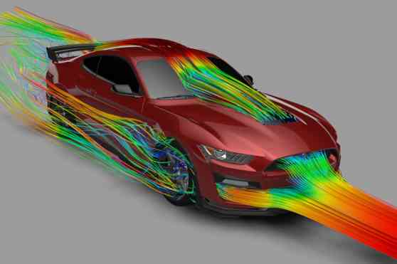 Check out the airflow of the 2020 Shelby GT500 image