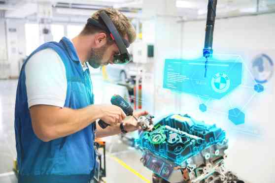 BMW using virtual, augmented reality to improve production image