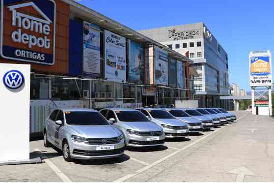 Volkswagen turns over new fleet of Santana to CW Home Depot image