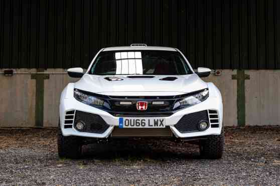 This tall Honda Civic Type R is built to go rallying image
