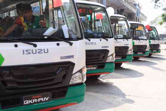 15 new modern PUVs from Isuzu to ply Rodriguez, Rizal-Cubao route image